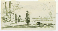 Y 015
<br/>
Rivierlandschap met hengelaars
<br/>
<em>Hulswit, Jan (1766-1822)</em>